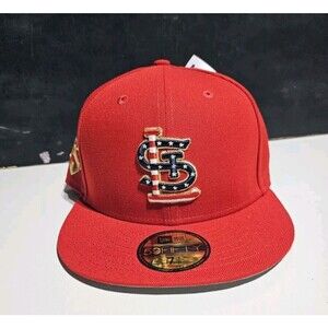 New Baseball St. Louis Cardinals 4th of July New Era 59FIFTY Fitted Hat 7 1/8